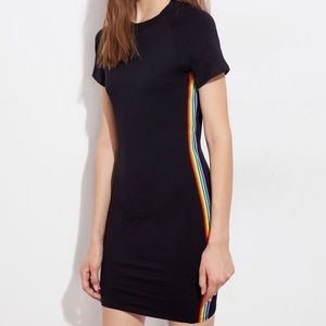 Urban Outfitters Bodycon rainbow dress